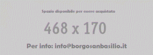 Spazio disponibile per essere acquistato